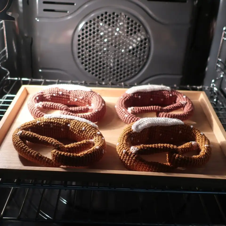 พาสต้า/มะเขือเทศ/เพรทเซล/ครัวซองต์ โครเชต์ ขนาดจริง - Image 8